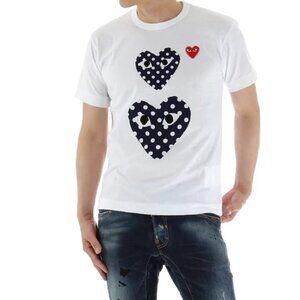 Play Comme Des Garcon Heart Blouse Size M